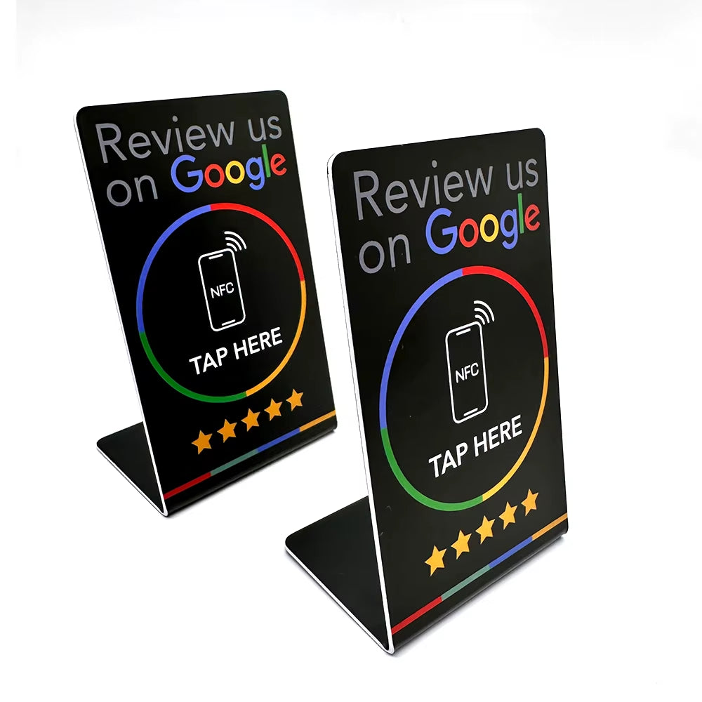 Revvu NFC Review Stand - Effortless Google Reviews at Your Fingertips