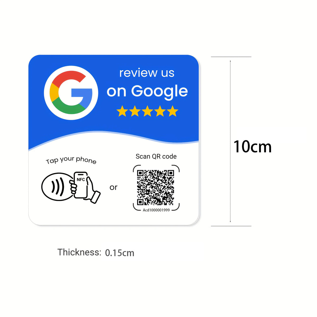 Google Review Card