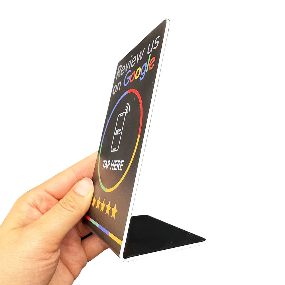 Revvu NFC Review Stand - Effortless Google Reviews at Your Fingertips