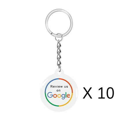 Revvu NFC Review Keychain - Effortlessly Collect Customer Feedback On-the-Go!