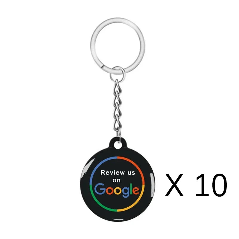 Revvu NFC Review Keychain - Effortlessly Collect Customer Feedback On-the-Go!