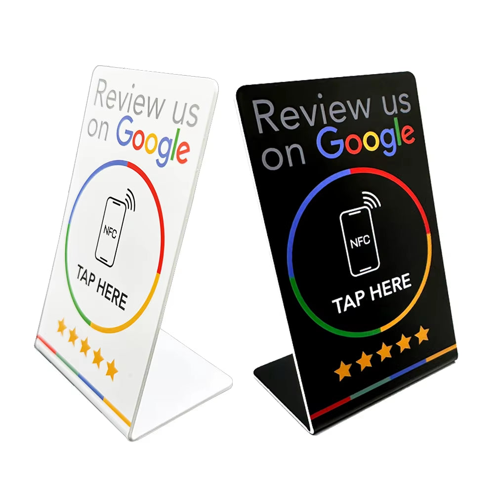 Revvu NFC Review Stand - Effortless Google Reviews at Your Fingertips